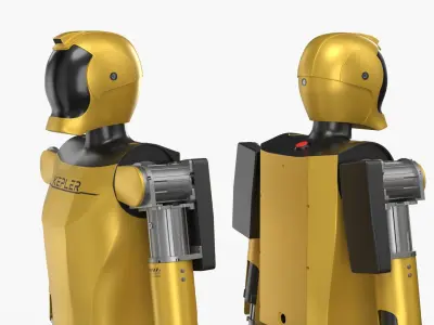  Humanoid Robot Kepler Yellow 