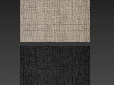 Carpet set 04 - Wool Rug Beads - 4K 3D model