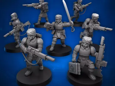 Krylovian Descendants 3D print model