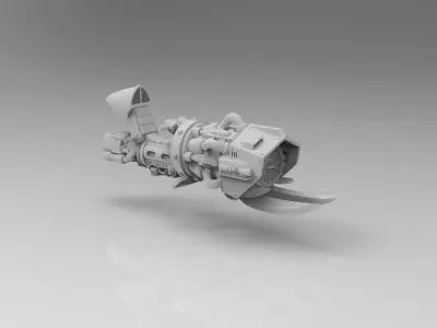 Jetbike with Gang Queen 3D print model