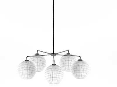 Sculptural Glass Globe 3D model