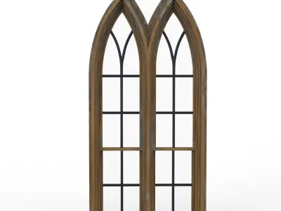 Castle window 3D model