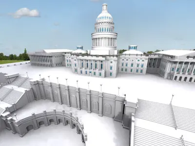 United States Capitol Building 3D model