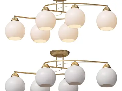 Lindby ceiling light Svean 3D model