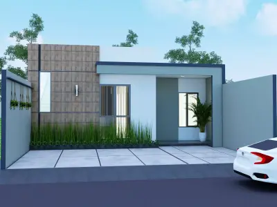 exterior home 3D model purchase