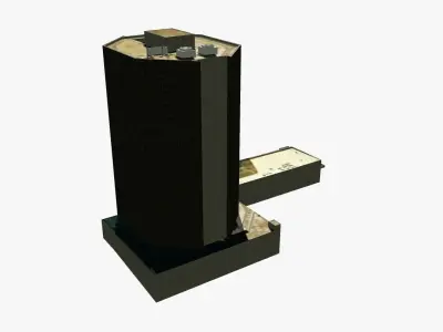 133 Mary Street Low-poly 3D model