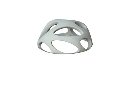 SciFi Cube Object No 55585 Low Poly Shape Low-poly 3D model