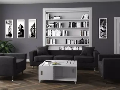 Room Interior Model 3D model