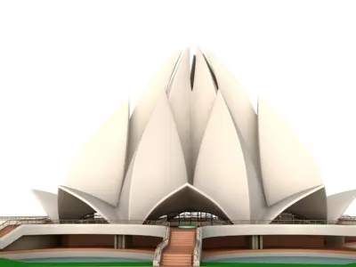 Lotus Temple 3D model
