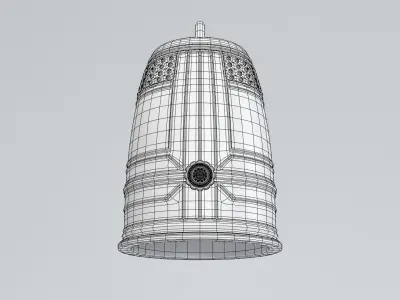 Japanese Temple Bell 3D model
