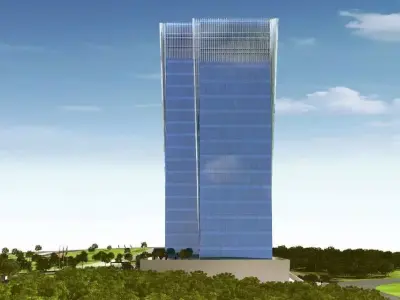 Residential office building  3D model