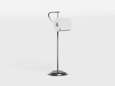 Toilet paper holder Low-poly 3D model