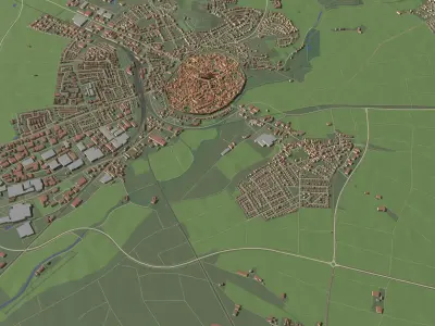 Nordlingen Germany - city and urban