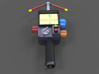 Cosplay Psychokinetic Energy Meter from Ghostbusters 3D print model