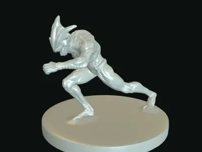 Raisher the Sky Reaper Printable Attack Pose pack 3D print model