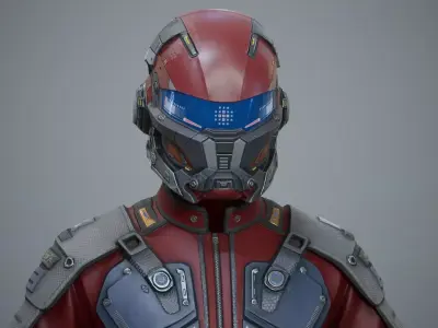 Sci Fi Clothing Pack 04 Low-poly 3D model