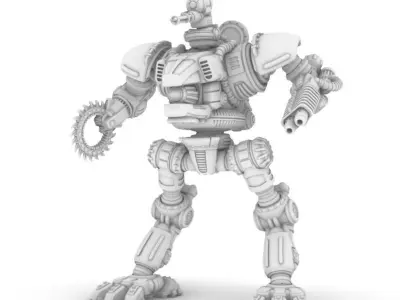 The Full Raptor - All Hulls Legs Weapons and Upgrades - FOREVER 3D print model