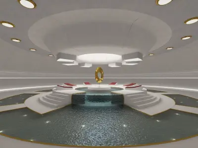 Sci-Fi Light Therapy Room 3D model