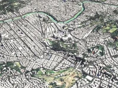 Cityscape Rome Italy  3D model