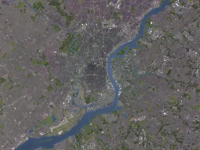 Philadelphia - Metropolitan Area 3D Model Pack