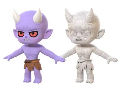 Goblin Basemesh 3D model