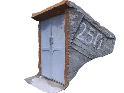 Underground Entrance 250 scan 6 3D model