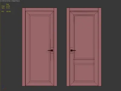 Doors Volkhovets Neo Classic 8001 8002 3D model