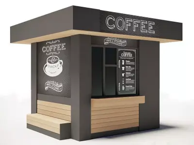 Modern Coffee Design 3D model