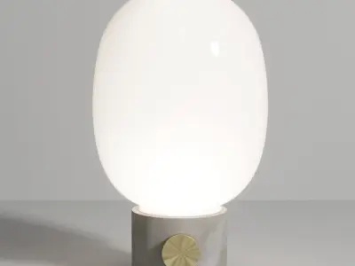 JWDA Concrete Lamp By Menu Low-poly 3D model