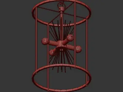 Mini Chandelier 3D model