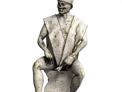 sculpt seat man  3D model