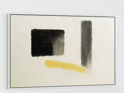 Picture with frame N-001 3D model