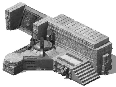 Different dimension - architecture - architecture 09 3D model