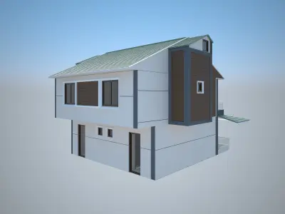 MODEL VILLA house 3D model