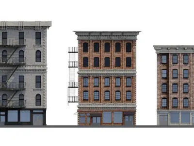 Apartments New York 3D model