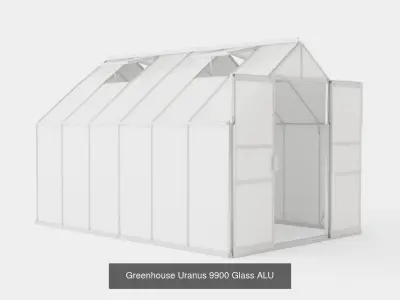 Collection of Greenhouse Uranus 9900 Glass - 3 Models 3D Model Pack