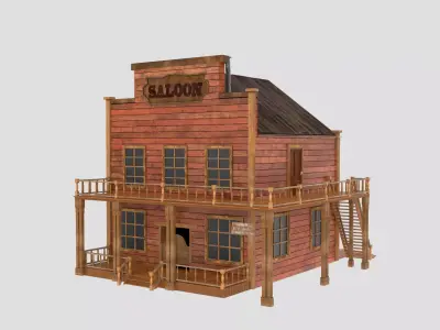 Western Saloon 3D model