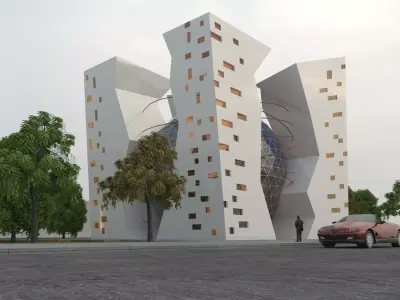 business center  3D model