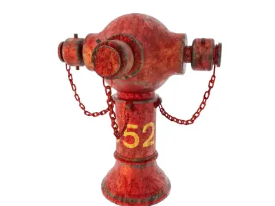 Hong Kong Fire Hydrant 3D model