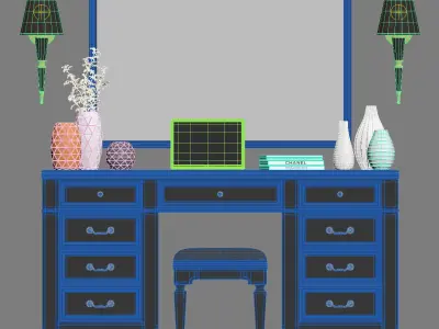 Clio Dressing Table 3D model