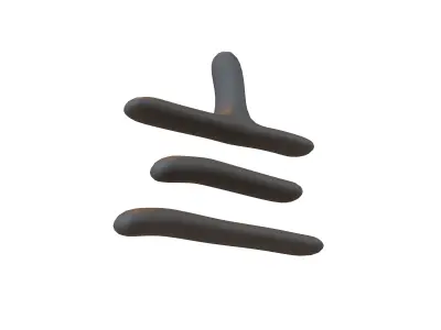 Suzhou Numerals Eight V1 001 Low-poly 3D model