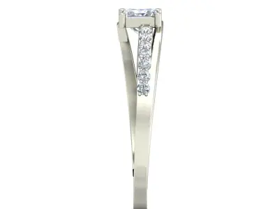 Women Ring  Render 3dm STL OBJ FBX Details 3D print model 81