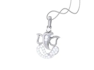 Spiritual Ganesha Pendant 3D print model