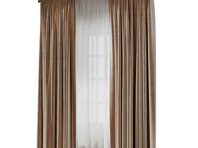 Curtain N1 3D model