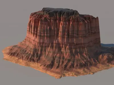 Arizona Mesa Mountain 1 3D model