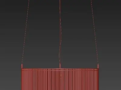 Stilio Uno Pendant Lamp LED 3D model