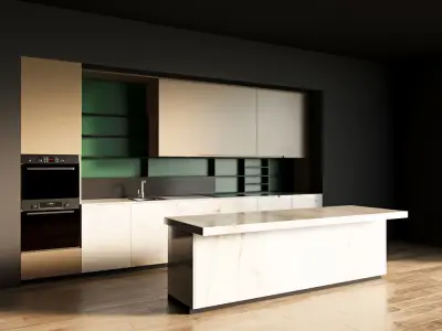 108-Kitchen12 matte 9 3D model