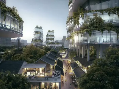 Eco Smart City Green Valley Residential Complex 3D model