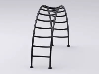 Playground Climber black 3D model