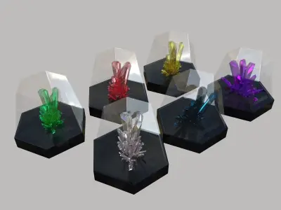 Crystal Model Kit 3D model